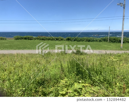 半島戶戶原的夏季景色 132894482