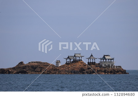 日和山海岸 - 漂浮在海中的後島 132894680