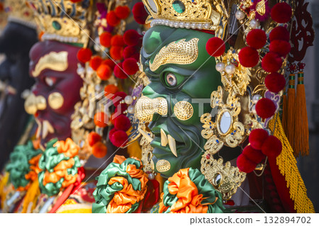 媽祖護法神—千里眼將軍的華麗神像 132894702