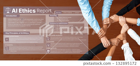 Collaborative Hands on an AI Ethics Report with Focus on Principles, Resources, Guidelines, and Key Themes in a Professional Setting Trope 132895172