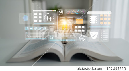 Digital file management system and cloud collaboration platform concept Parse Digital file management system and cloud collaboration platform concept Parse 132895213