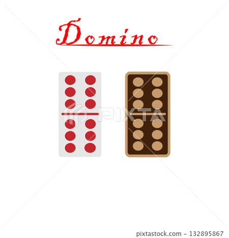 double domino card, twelve dot design double domino card, twelve dot design 132895867