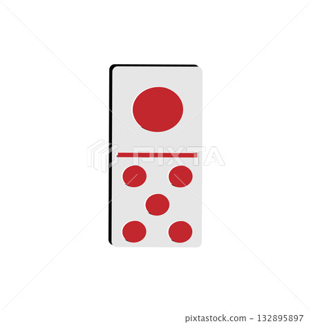 domino card vectors, simple design domino card vectors, simple design 132895897