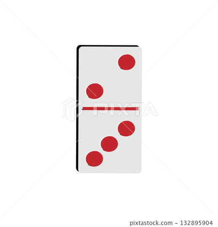 domino cards number two and three 132895904
