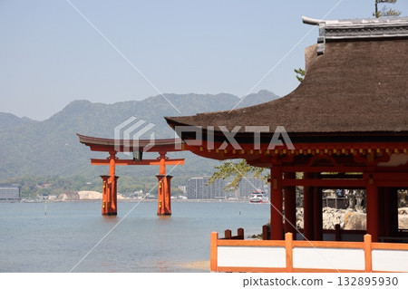 Itsukushima shrine Itsukushima shrine 132895930