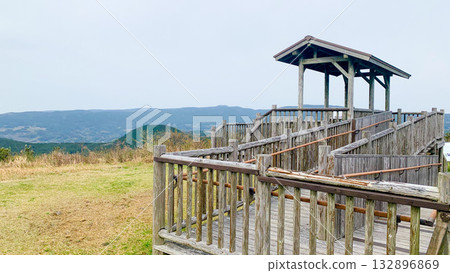 長崎縣佐世保市的烏帽山 132896869