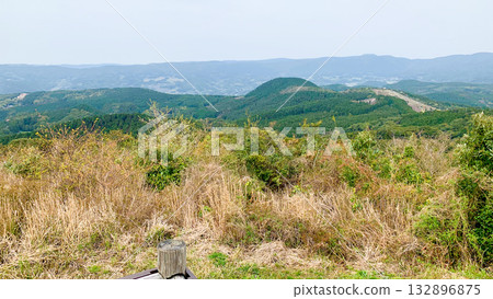 長崎縣佐世保市的烏帽山 132896875