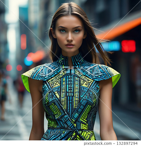 portrait of a beautiful young woman 132897294