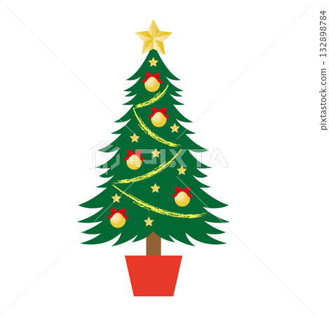 簡單的聖誕樹 132898784