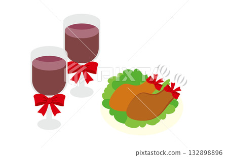 Delicious chicken and red wine Delicious chicken and red wine 132898896