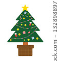 可愛又時尚的聖誕樹 132898897