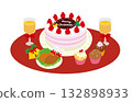 聖誕派對，豐盛美食 132898933