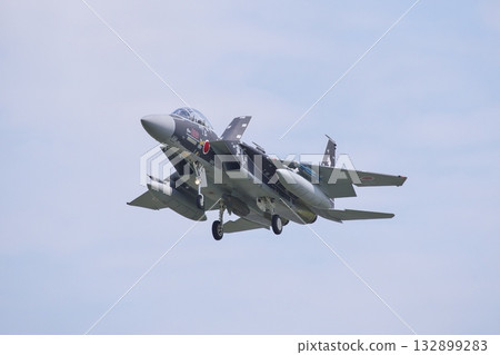Flight training group preparing to land, F-15DJ of the aggressor unit 132899283