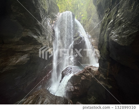 Uryu Falls horizontal composition 132899310