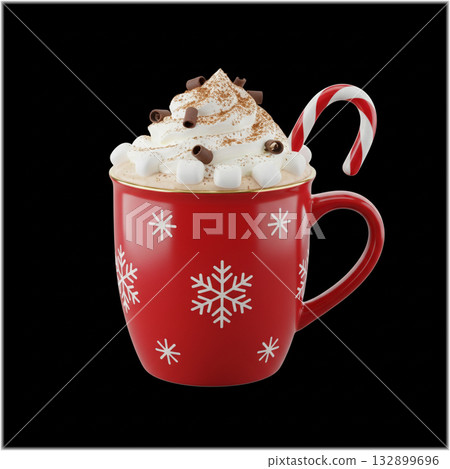 Christmas: Christmas hot chocolate Christmas: Christmas hot chocolate 132899696