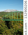 Autumn in Tottori Prefecture, Mount Hoki-Daisen's southern face and Minami-Daisen Bridge 132900206