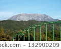 Autumn in Tottori Prefecture, Mount Hoki-Daisen's southern face and Minami-Daisen Bridge 132900209