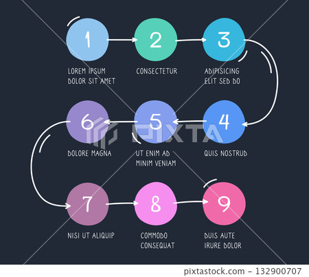 Workflow Infographics 132900707