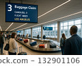 Digital signage installed at the airport 132901106