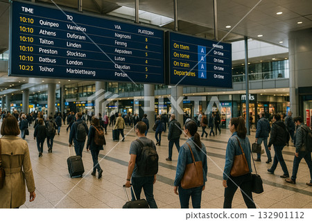 Digital signage installed at the airport Digital signage installed at the airport 132901112