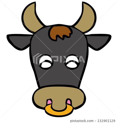 十二生肖圖示：牛、母牛、公牛 132901129