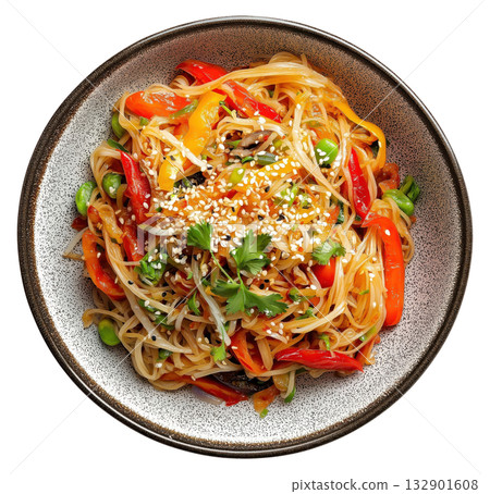 Pad Thai Noodles 132901608