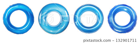 Blue Swimming Rings Blue Swimming Rings 132901711