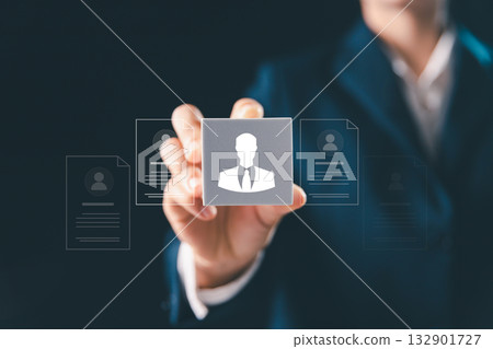 Modern HR technology is simplifying human resources management, enabling managers to check CV online and find the perfect employee through an efficient online system that supports business success. Modern HR technology is simplifying human resources management, enabling managers to check CV online and find the perfect employee through an efficient online system that supports business success. 132901727