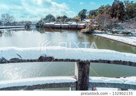 冬季長岡天滿宮金水亭 冬季長岡天滿宮金水亭 132902135