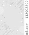 Stylish geometric pattern background in gray 132902209