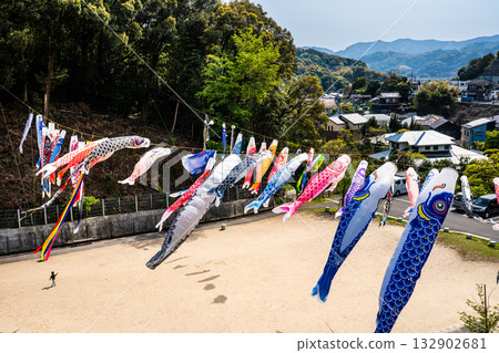 東長崎中里親愛公園的鯉魚旗【長崎縣長崎市】 132902681