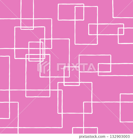 粉紅色和白色方格圖案背景插圖 132903003