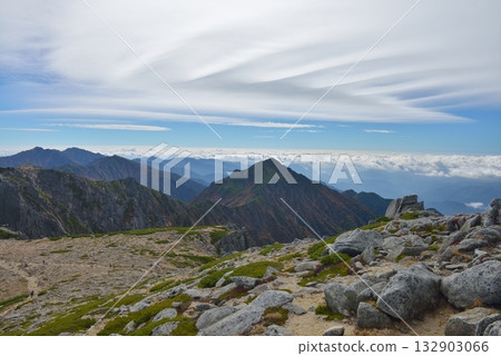 Late Autumn: Autumn leaves in the Central Alps Late Autumn: Autumn leaves in the Central Alps 132903066