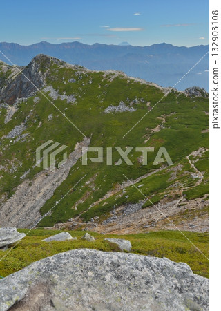 Late Autumn: Autumn leaves in the Central Alps 132903108