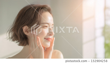 美麗的中年亞洲女性 132904258