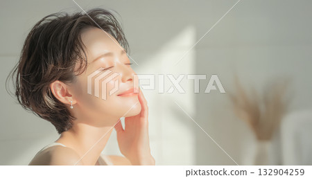 美麗的中年亞洲女性 132904259