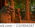 黃昏時的狛犬 132904287