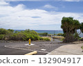 A road leading to the beautiful ocean on the Big Island of Hawaii 132904917