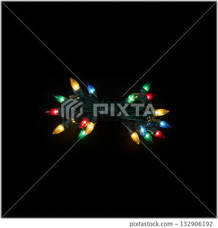 Christmas: Bundles of colorful LED lights Christmas: Bundles of colorful LED lights 132906192