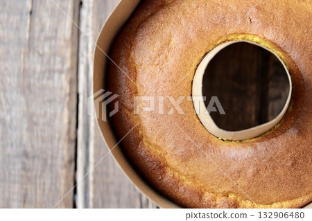 用米粉製作的自製無麩質南瓜戚風蛋糕 132906480