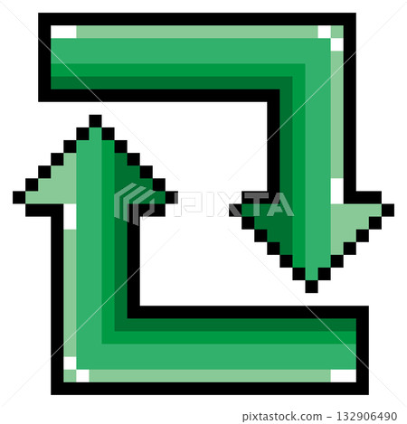 Pixel Art Icon Looping Arrow (5) Pixel Art Icon Looping Arrow (5) 132906490