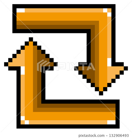 Pixel Art Icon Looping Arrow (8) Pixel Art Icon Looping Arrow (8) 132906493