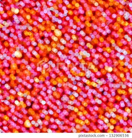 Red, white, orange and blue circle background , bokeh, abstract background. Seamless square texture. 132906536