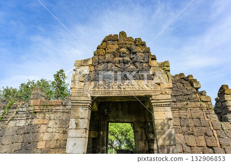 The Tablom ruins in Phnom Penh, built in the late 12th century The Tablom ruins in Phnom Penh, built in the late 12th century 132906853