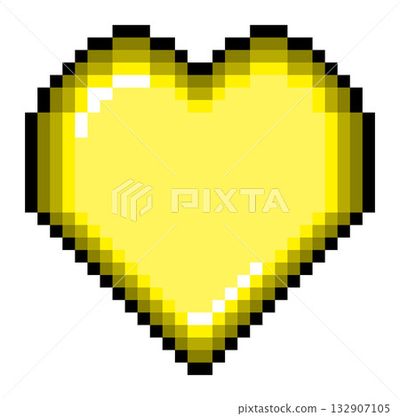 像素藝術圖示心形 (3) 像素藝術圖示心形 (3) 132907105