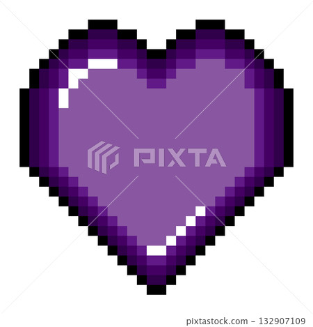像素藝術圖示心形 (7) 132907109