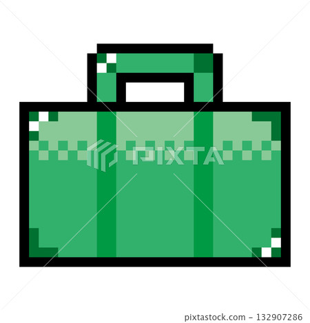 像素藝術圖示手提箱(5) 像素藝術圖示手提箱(5) 132907286