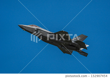 Flying stealth fighter F-35A Japan Self-Defense Forces 132907454