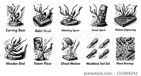 Wood Carving Studio Wood Carving Studio 132908242