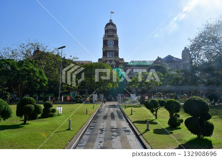 前最高法院,瑪哈班杜拉公園,仰光,緬甸 前最高法院,瑪哈班杜拉公園,仰光,緬甸 132908696